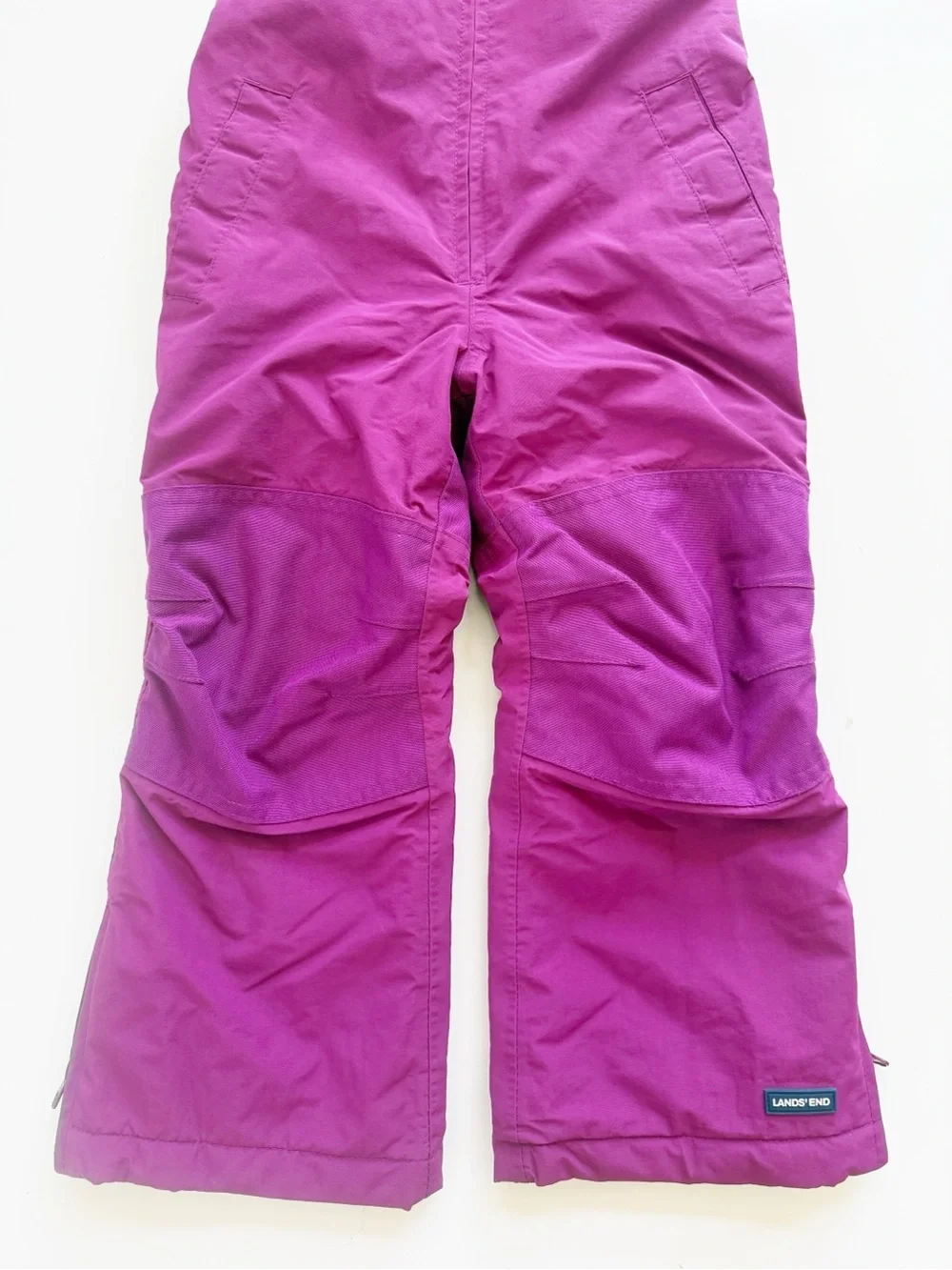 Lands’ End Grow-A-Longs Snow Bib Pink Size 4